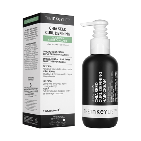 The INKEY List Chia Seed Curl Defining Hair Cream 150ml 