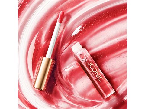 Iconic London Lustre Lip Oil, One to Watch, Red