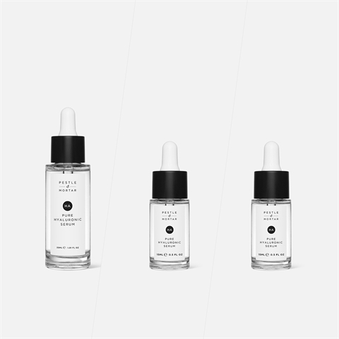 Pestle & Mortar Pure Hyaluronic Serum 30 og 2 x 15 ml - BESTSELLER