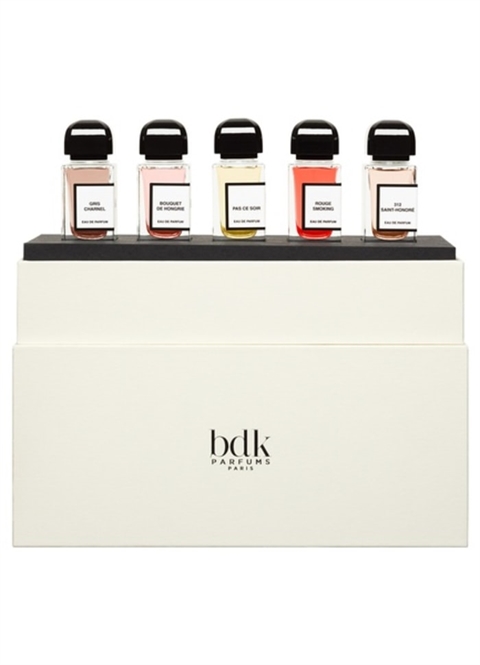 BDK Parfums Coffret Miniatures  Edp 5 x 10 ml  (Gris Charnel + Bouquet de Hongrie + Pas ce Soir + Rouge Smoking + 312 Saint-Honoré) 